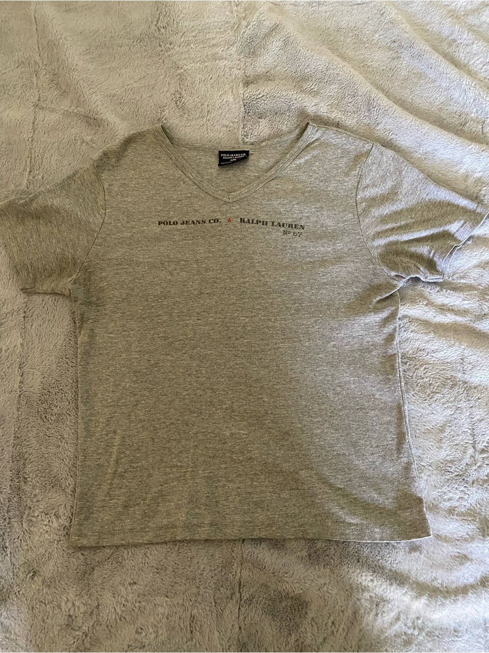 Vintage Polo Jeans Co. Ralph Lauren No. 67 V-Neck T-Shirt